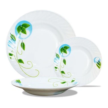 Plaque de décalcomanie en verre opale